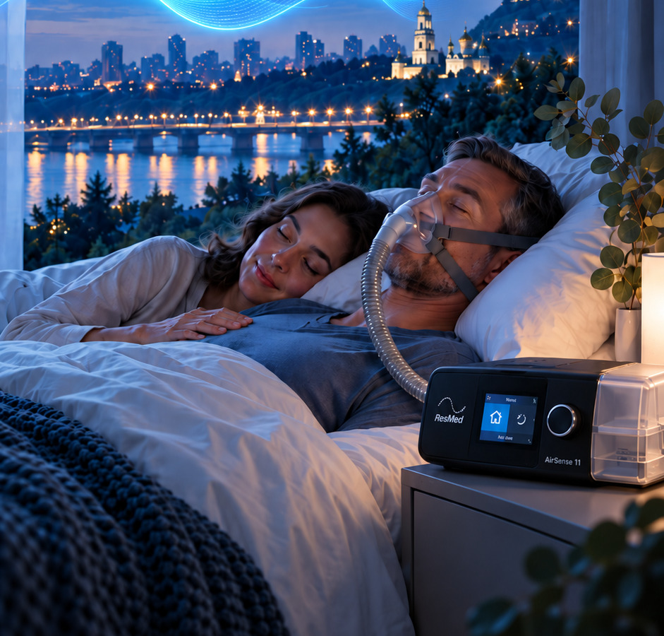 CPAP-терапия во время сна в Киеве